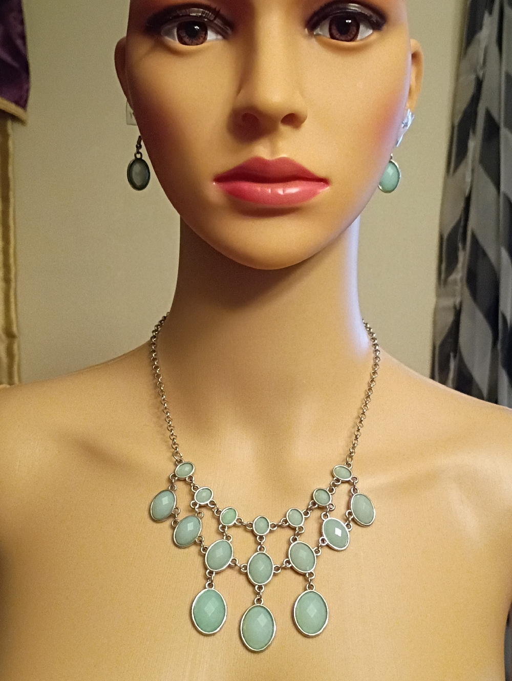 Aqua Necklace Set